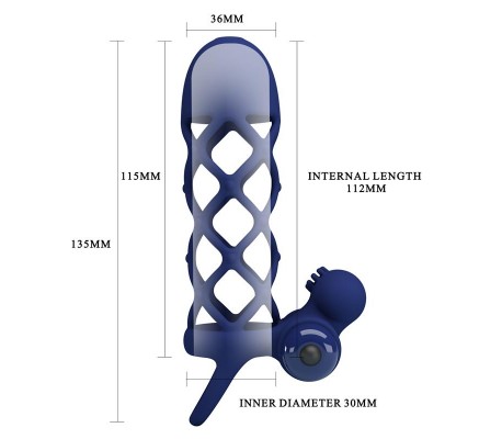 Funda para el Pene con Vibración
