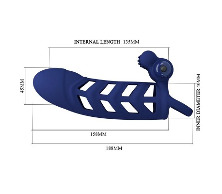 Funda para el Pene con Vibración