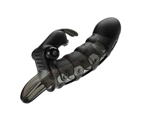 Cuper Funda para el Pene con Vibración +4 cm
