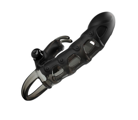 Cuper Funda para el Pene con Vibración +4 cm