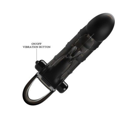 Cuper Funda para el Pene con Vibración +4 cm