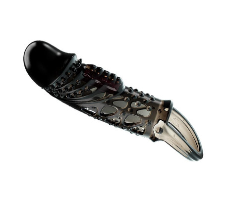 Funda para el Pene con vibracón Negro