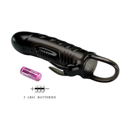 Funda para el Pene con Vibración Negro