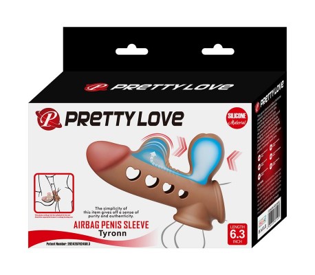 Tyronn Funda para el Pene con Función de Inflado