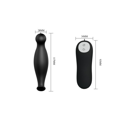 Plug Anal con 12 Patrones de Vibración