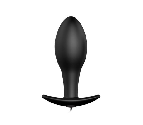 Plug Anal Negro Forma Ancla con Control Remoto