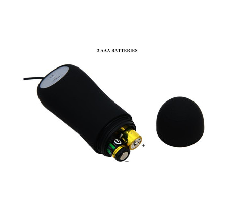 Plug Anal Negro Forma Ancla con Control Remoto