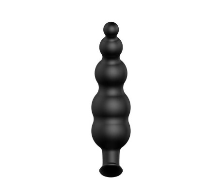 Plug Anal Burbujas Silicona Negro