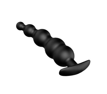 Plug Anal Burbujas Silicona Negro