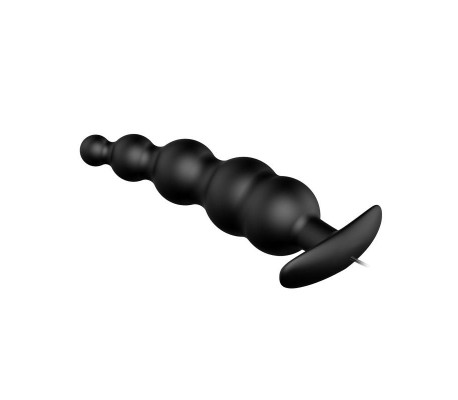 Vibrador Anal Burbujas Negro con Control Remo cl70