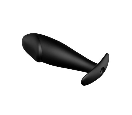 Plug Anal Negro con Mando