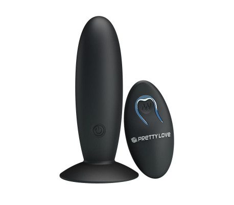 Plug Anal con Control Remoto Color Negro