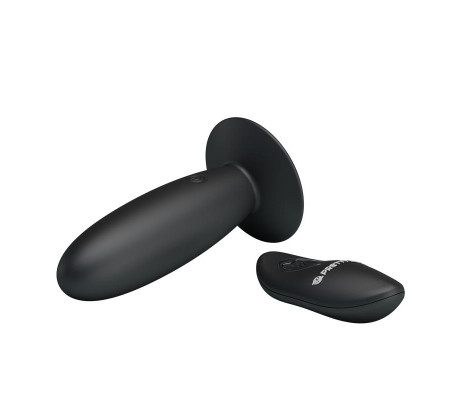 Plug Anal con Control Remoto Color Negro