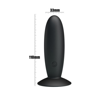 Pretty Love Plug Anal Vibrador Color Negro
