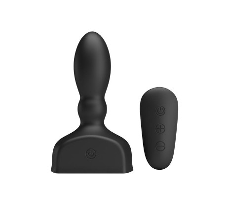 Estimulador Anal Harriet Inflable USB Silicone Negro