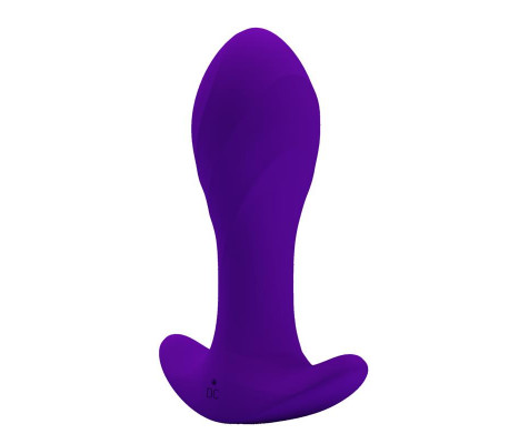 Estimulador Anal con Vibración Púrpura