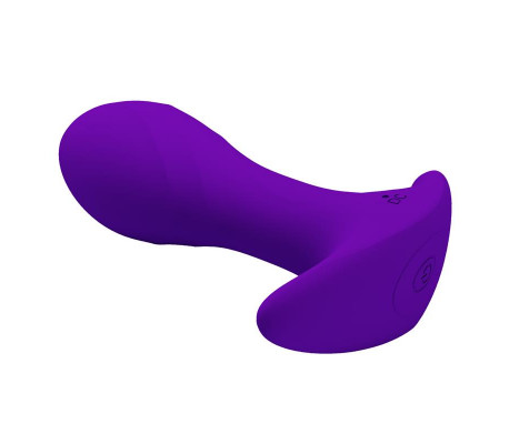 Estimulador Anal con Vibración Púrpura