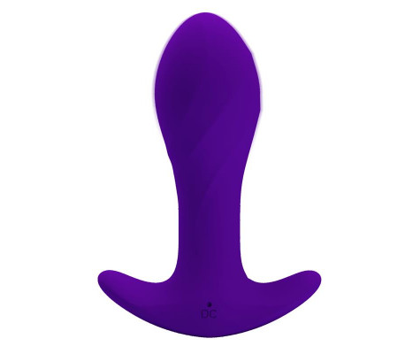 Estimulador Anal con Vibración Púrpura