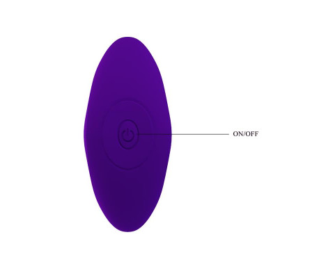 Estimulador Anal con Vibración Púrpura