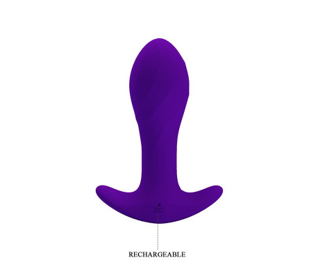 Estimulador Anal con Vibración Púrpura