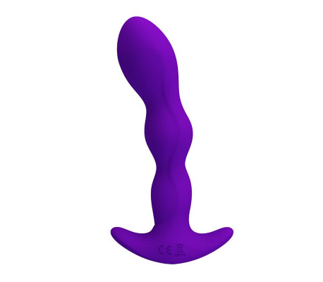 Yale Plug Anal con Vibración Púrpura