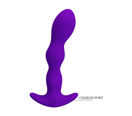Yale Plug Anal con Vibración Púrpura