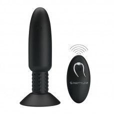 Plug Anal con Vibración y Rotación con Control Remoto USB