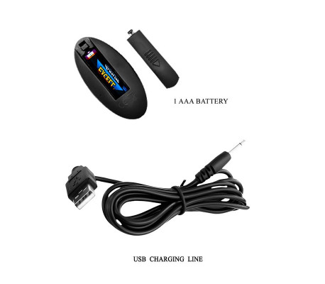 Plug Anal con Vibración y Rotación con Control Remoto USB