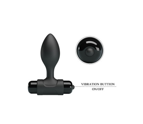 Plug Anal con Vibración Silciona