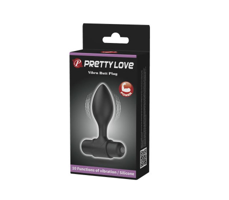 Plug Anal con Vibración Silciona