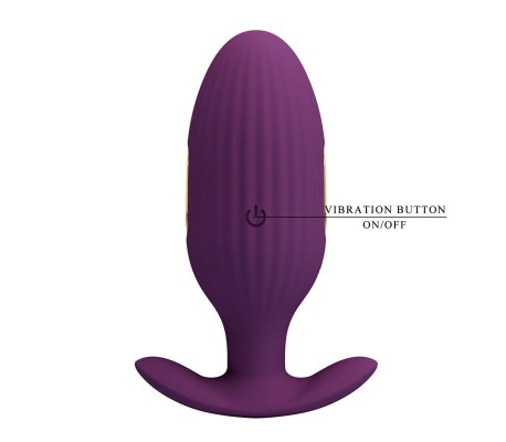 Jefferson Plug Anal con Vibración y Electroshock con APP