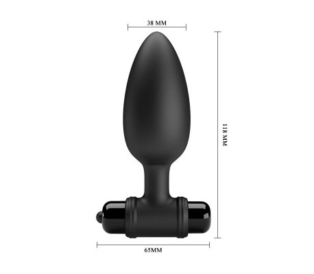 Plug Anal con Vibración Vibra Butt Plug II USB