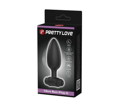 Plug Anal con Vibración Vibra Butt Plug II USB