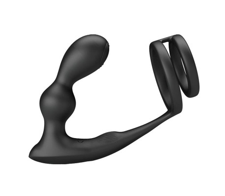 Marshall Plug Anal con Vibración y Anillo para el Pene y Testículos