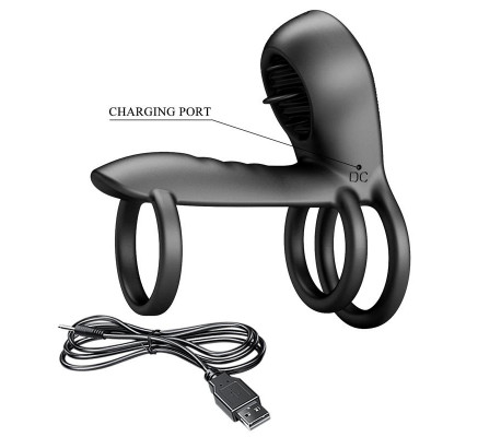 Jammy Anillo Triple con Vibración USB