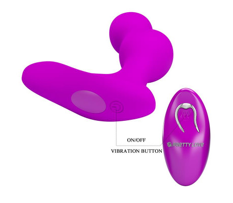 Terrance Plug Anal con vibración y Control Remoto