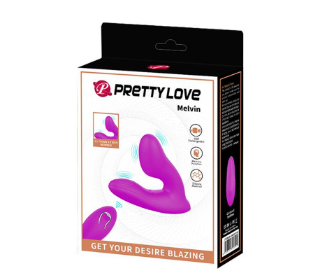 Melvin Plug Anal con Vibración y Control Remoto