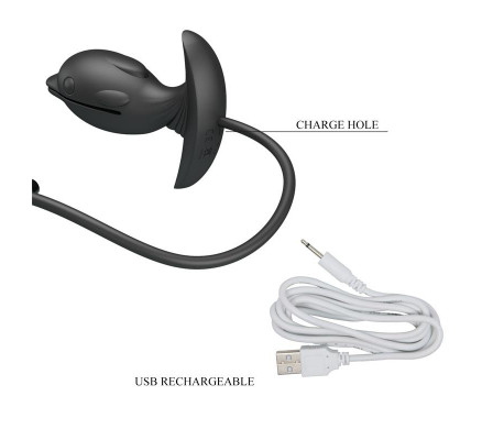 Hanson Plug Anal Inflable con Vibración