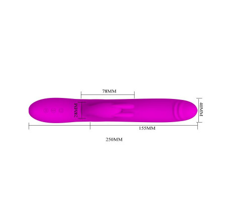Vibrador y Rotador Byron Color Púrpura
