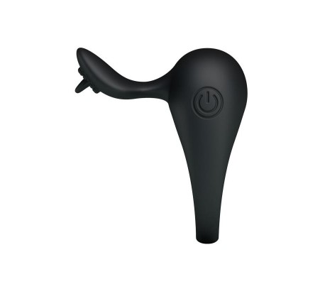 Pretty Love Anillo Vibrador Tonguo Negro