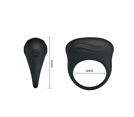 Anillo Vibrador Bertram Color Negro