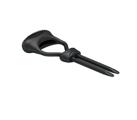 Pretty Love Anillo Vibrador Curitis Color Negro