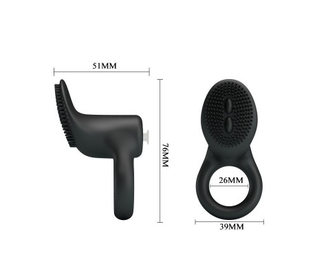 Cobra Anillo para el Pene con Vibración