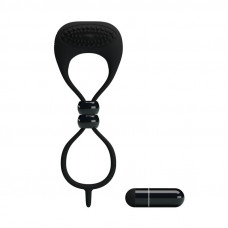 Pretty Love Anillo Vibrador Locker Color Negro