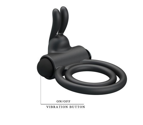 Anillo Doble para el Pene con Vibración Osmond