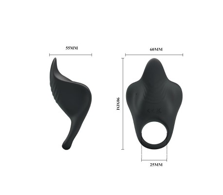 Frederica Anillo Vibrador para el Pene USB