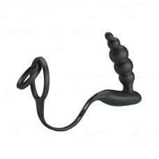 Plug Anal con Anillo para el Pene con Vibración