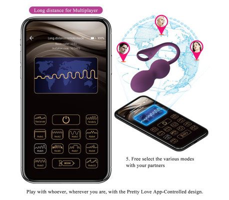 Elvira Bolas Kegel con vibración y App