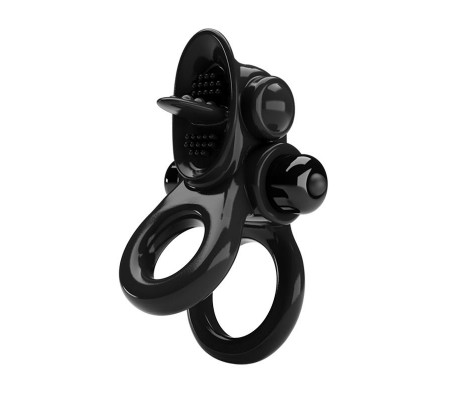 Passionate Anillo Doble para el Pene con Vibración