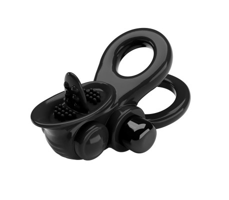 Passionate Anillo Doble para el Pene con Vibración